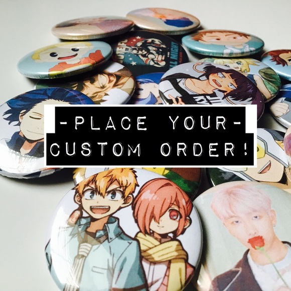 [HANDMADE] Bungo Stray Dogs Buttons - Picture 6 of 7